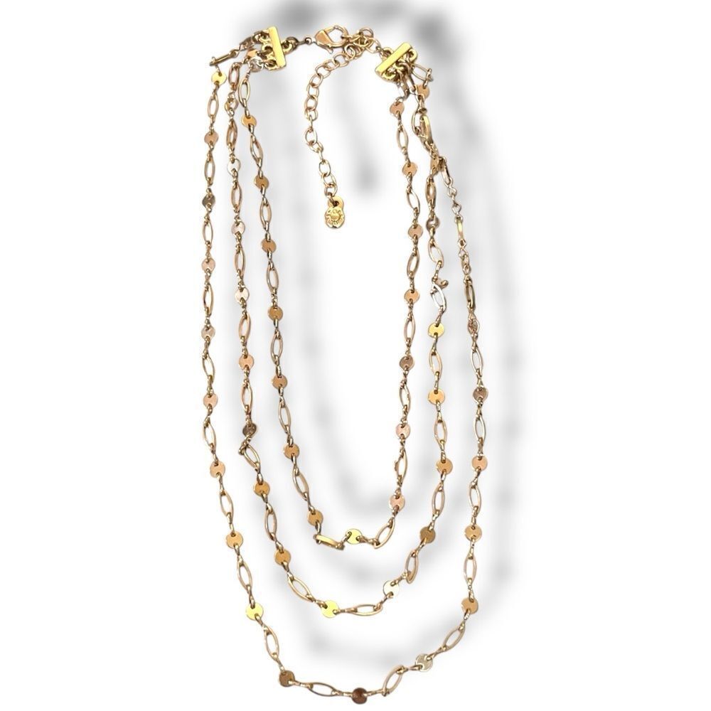BaubleBar Multi Gold Chain Link Necklace